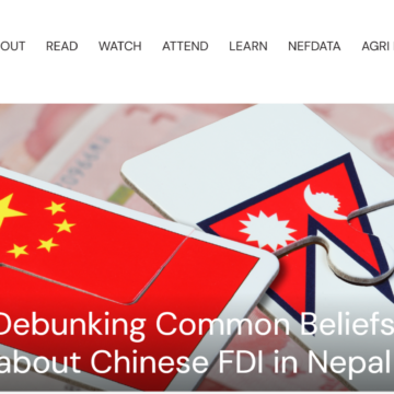 Debunking Common Beliefs about Chinese FDI in Nepal