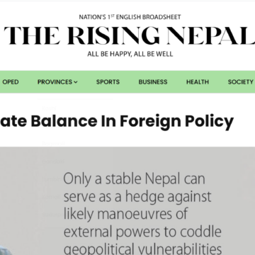 Strike A Delicate Balance In Foreign Policy Strike A Delicate Balance In Foreign Policy