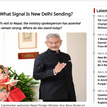 India-Nepal Ties What Signal Is New Delhi Sending India-Nepal Ties: What Signal Is New Delhi Sending?