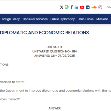 QUESTION NO- 814 INDIA’S DIPLOMATIC AND ECONOMIC RELATIONS QUESTION NO- 814 INDIA’S DIPLOMATIC AND ECONOMIC RELATIONS