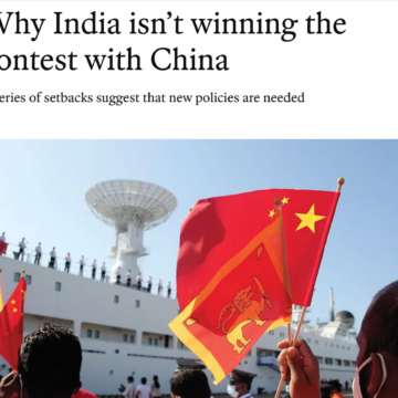 Why India isn’t winning the contest with China Why India isn’t winning the contest with China