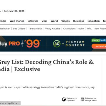 Nepal On FATF Grey List Decoding China’s Role & How It Affects India Exclusive Nepal On FATF Grey List: Decoding China’s Role & How It Affects India | Exclusive