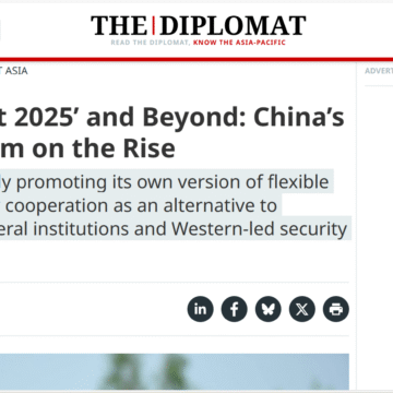 ‘Security Belt 2025’ and Beyond: China’s Minilateralism on the Rise