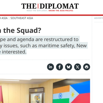 Will India Join the Squad?