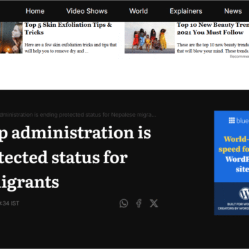 Why Trump administration is ending protected status for Nepalese migrants