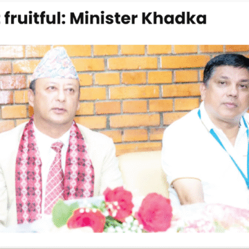 China visit fruitful: Minister Khadka