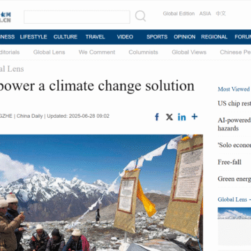 Nepal’s hydropower a climate change solution