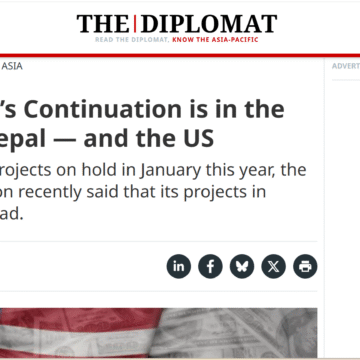 Why the MCC’s Continuation is in the Interest of Nepal — and the US