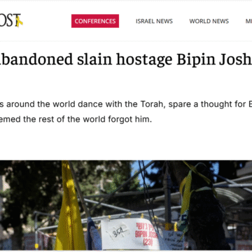 The world abandoned slain hostage Bipin Joshi - comment The world abandoned slain hostage Bipin Joshi – comment
