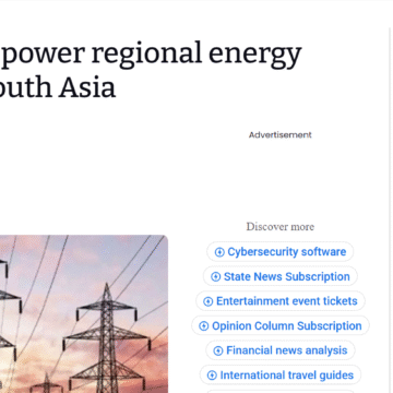 India and Nepal power regional energy integration in South Asia