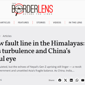 The new fault line in the Himalayas Nepal’s turbulence and China’s watchful eye The new fault line in the Himalayas: Nepal’s turbulence and China’s watchful eye